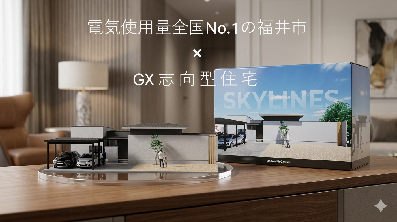 全国電気代消費量ランキング１位の福井市だからこそ選ぶべきGX志向型住宅とは？  110万円補助金対象「GX志向型住宅」失敗しないための3つの注意点