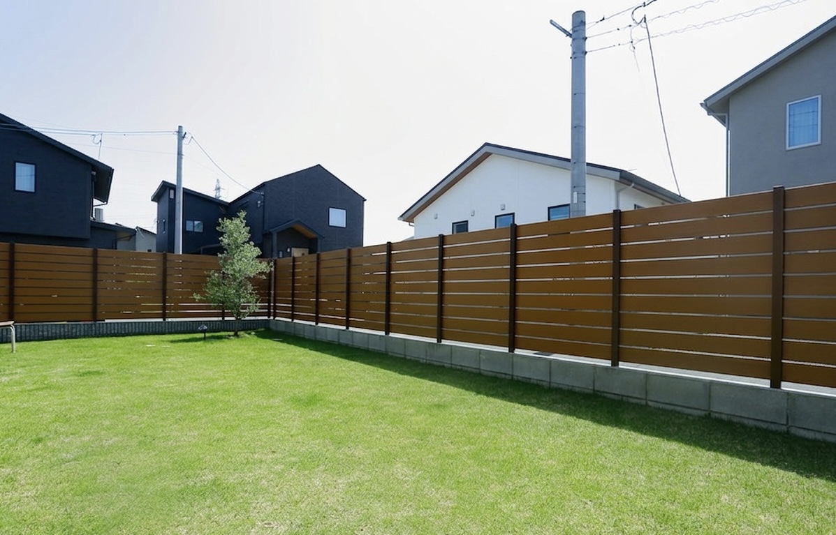 カーテンを開けたまま暮らせるプライベート中庭のある住まい